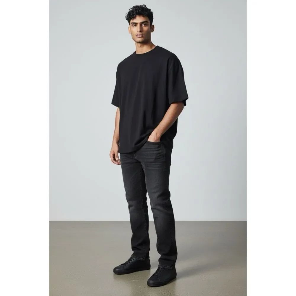 Todd Snyder Grey Slim Fit Stretch 5-Pocket Denim Jean 34 X 32 Minimalist Preppy